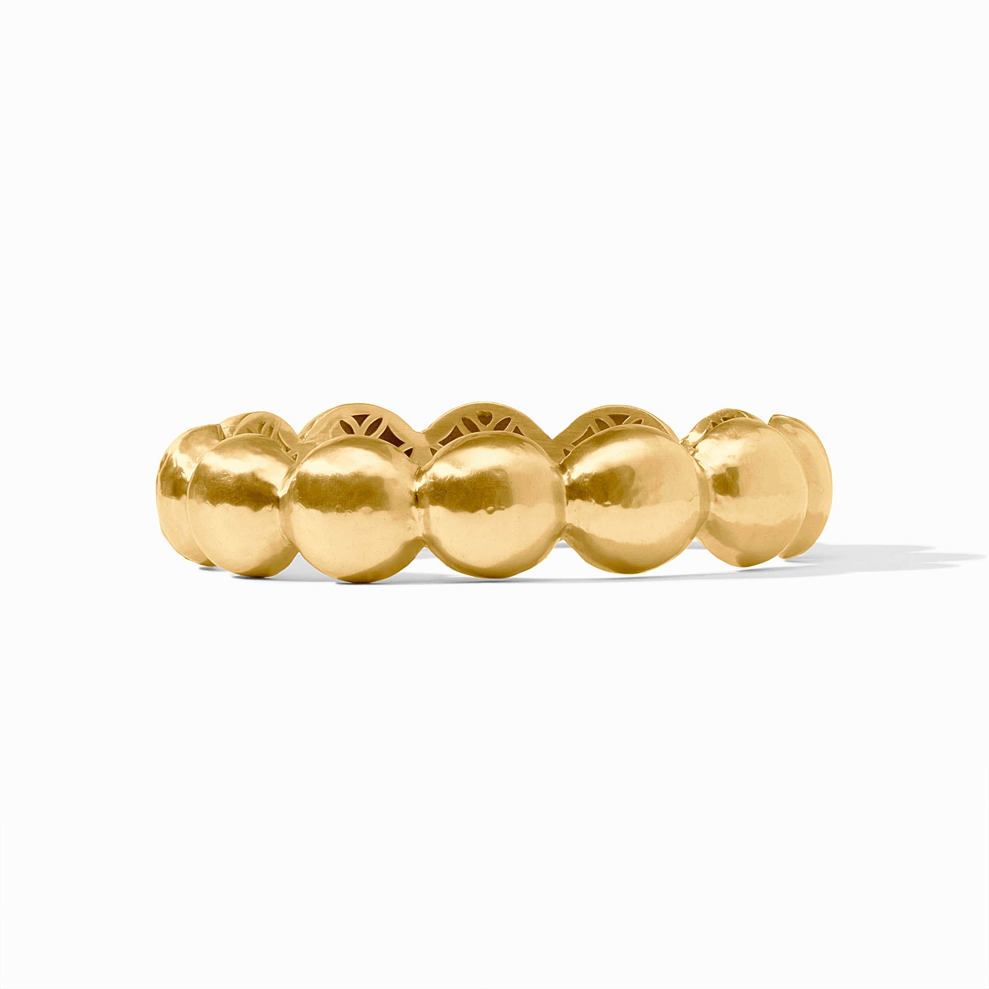Solara Nova Gold Hinge Bangle | Julie Vos