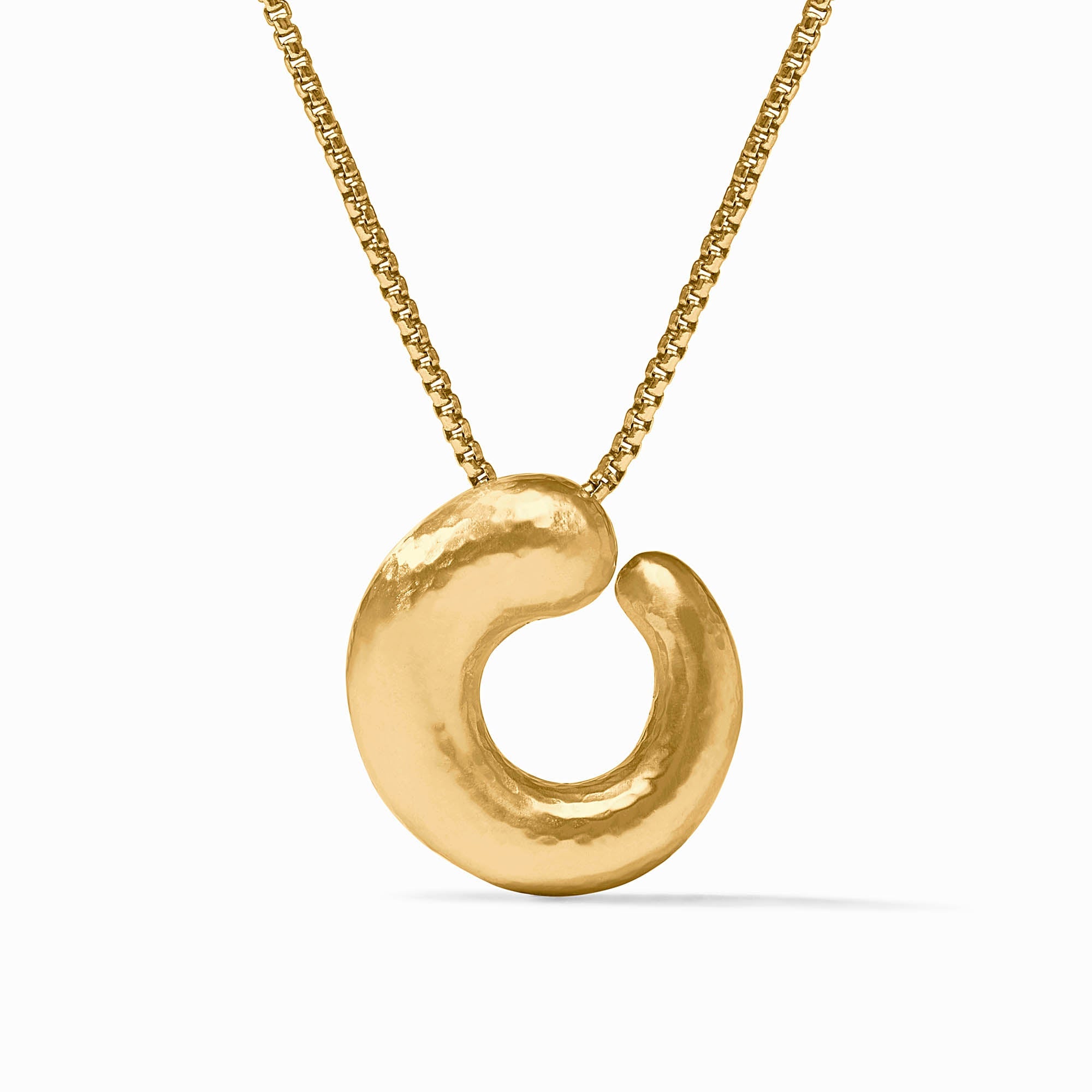 Solara Spiral Gold Pendant | Julie Vos