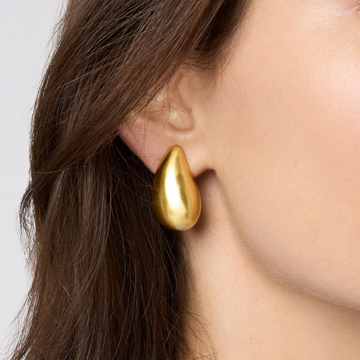 [RECTO] / ☆ 25SS IBIZA FORMICA DROP CLIP EARRINGS / GOLD 14k Yellow Gold Paperclip Stud Earrings - Dangle Drop