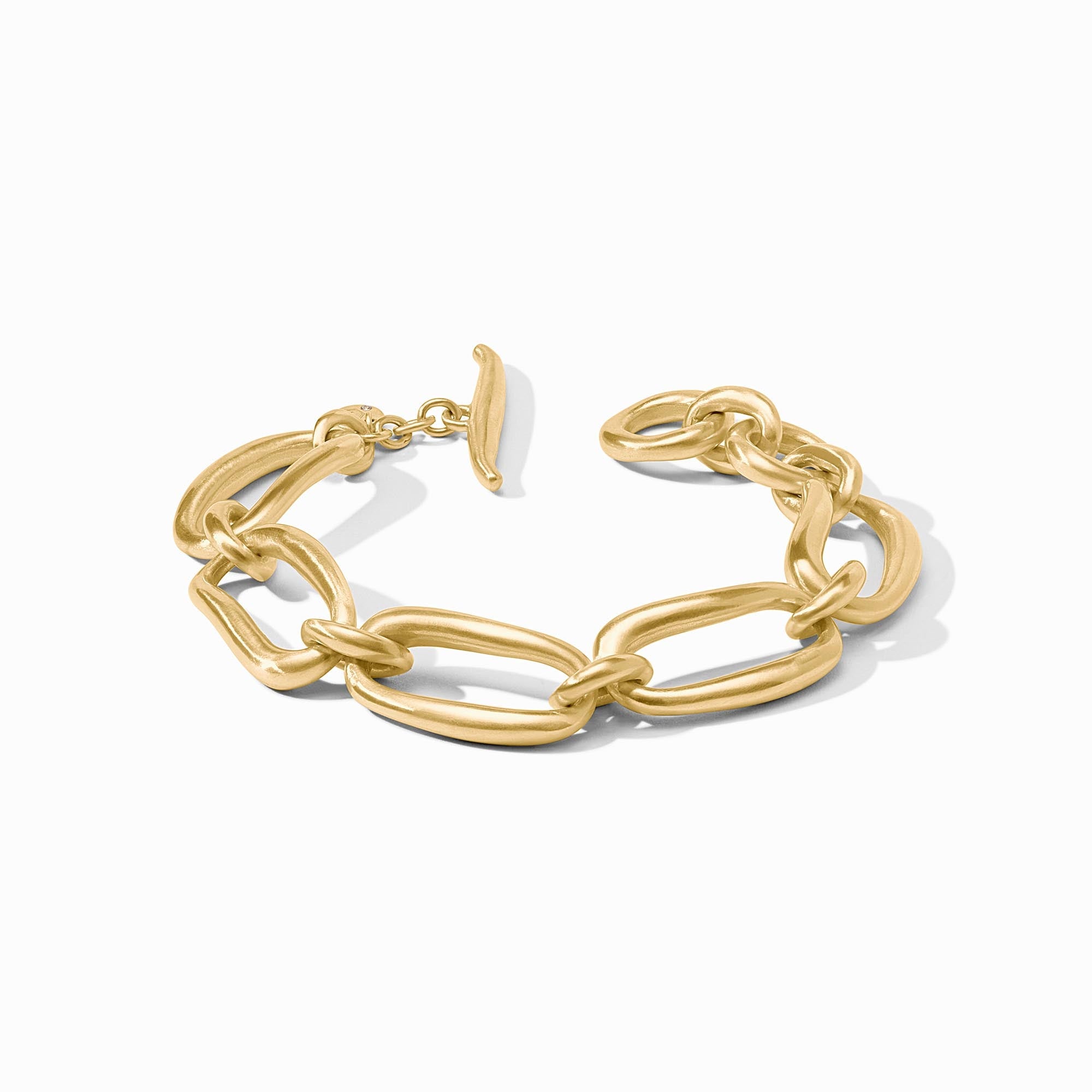 Julie Vos Bamboo Link Bracelet Gold