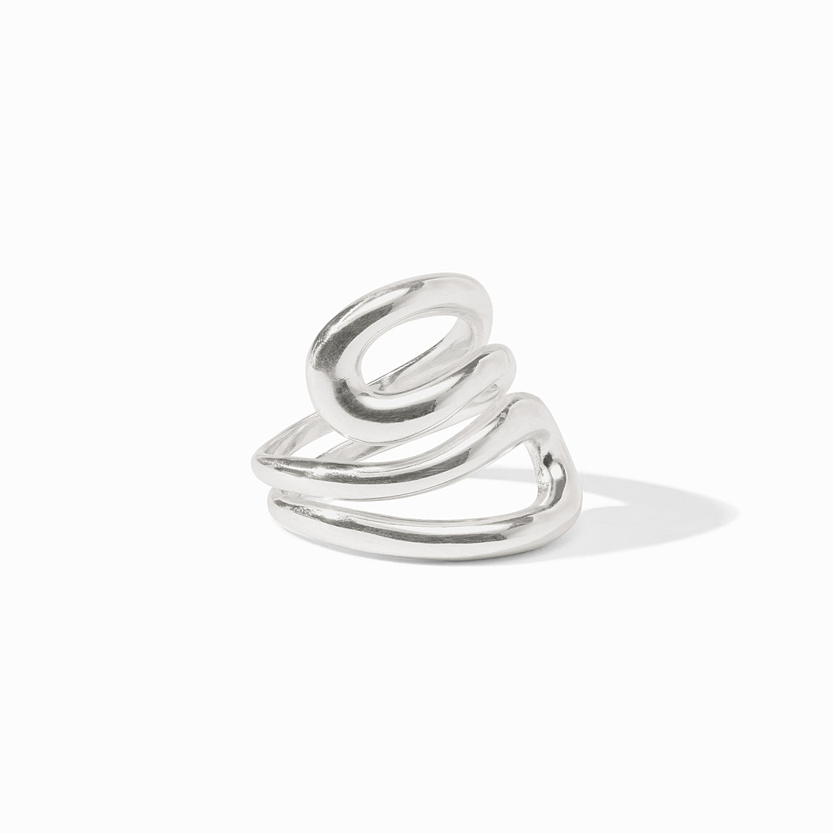 Julie Vos - Wave Wrap Ring, Silver
