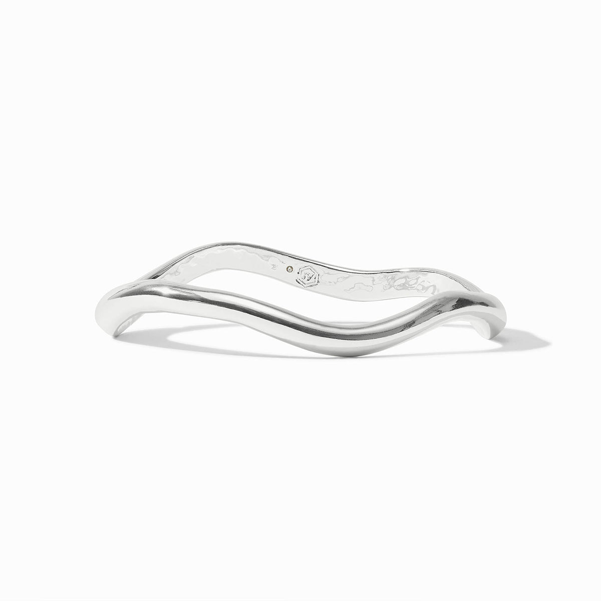 Julie Vos - Wave Bangle, Silver / L