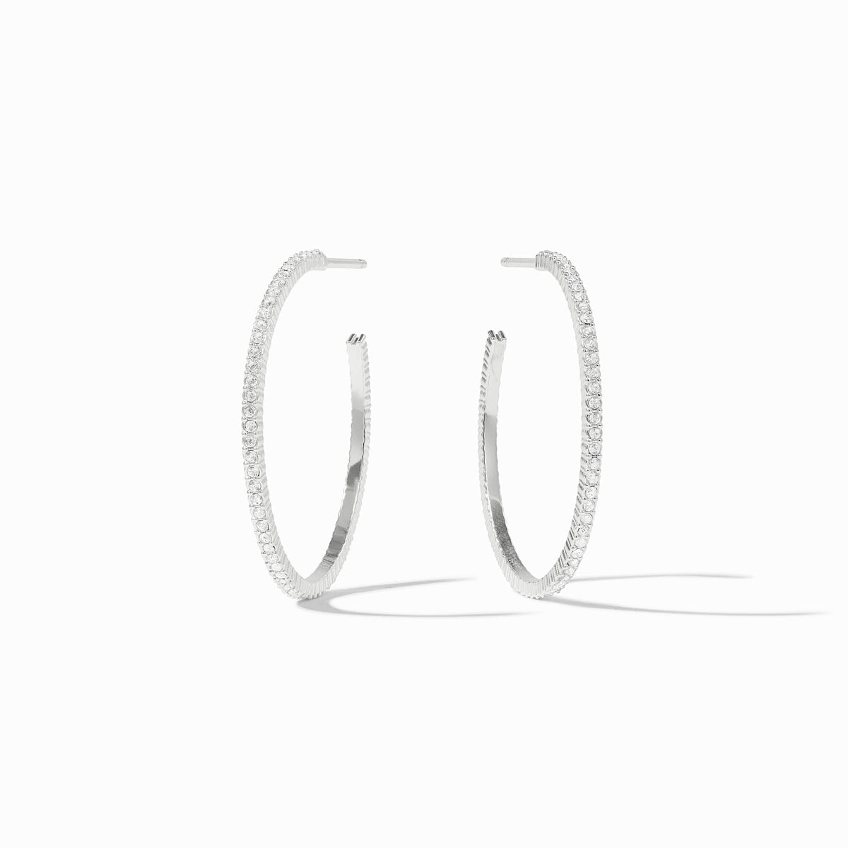 Julie Vos - Windsor Hoop, Cubic Zirconia / Medium
