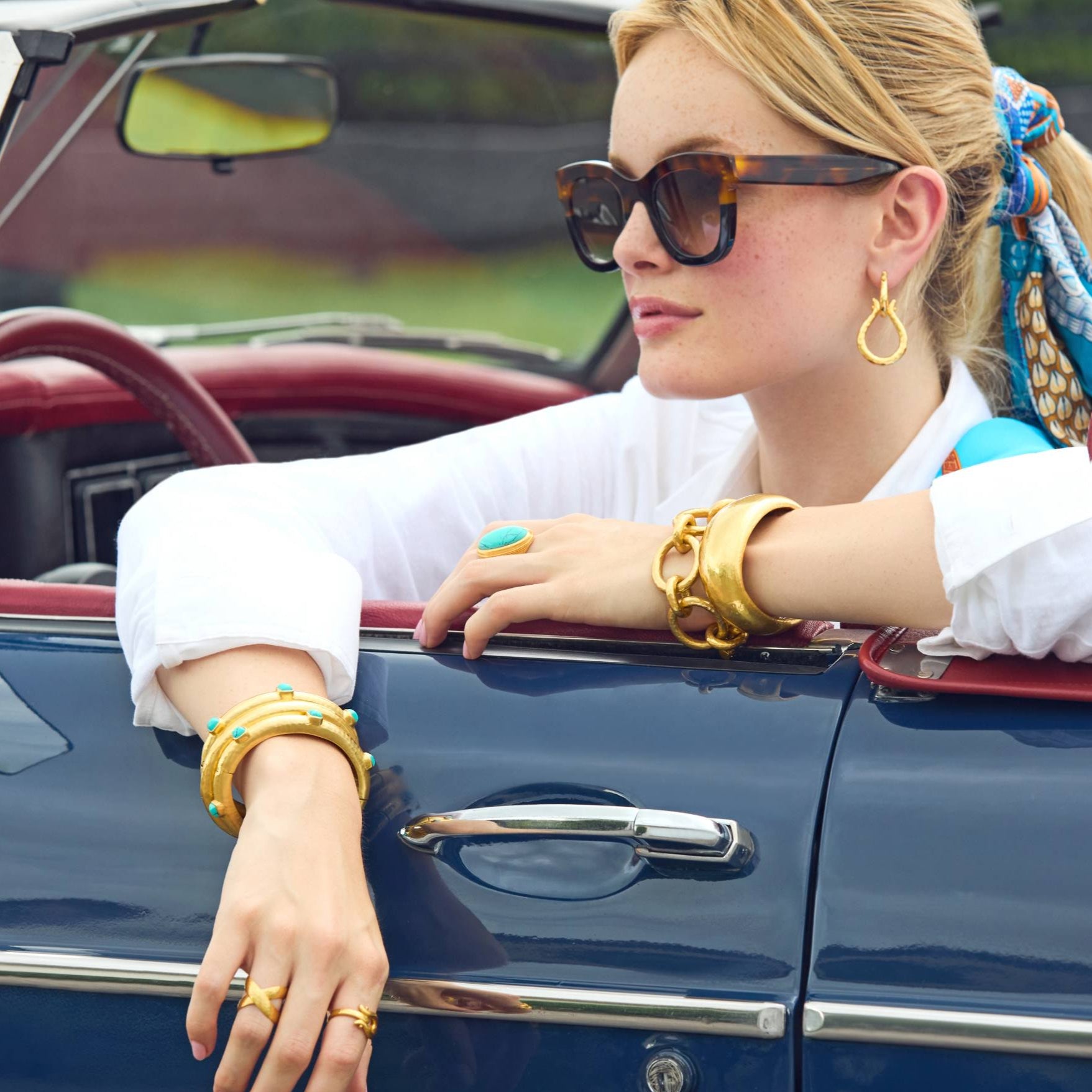 Catalina X Gold Ring | Julie Vos