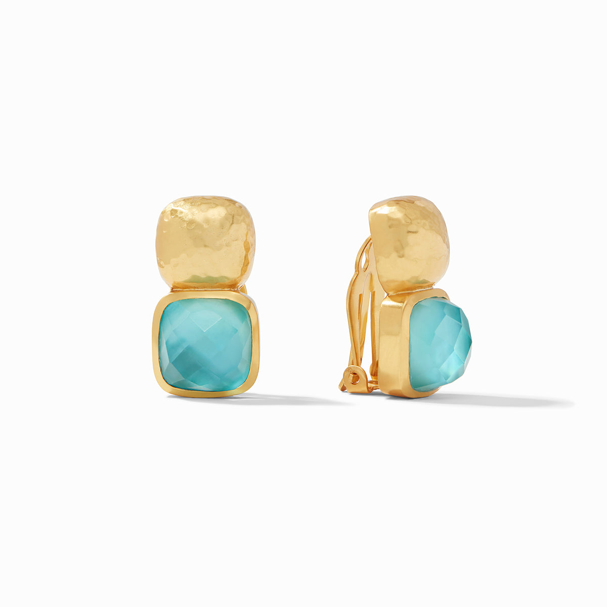 Julie Vos - Catalina Clip, Iridescent Bahamian Blue