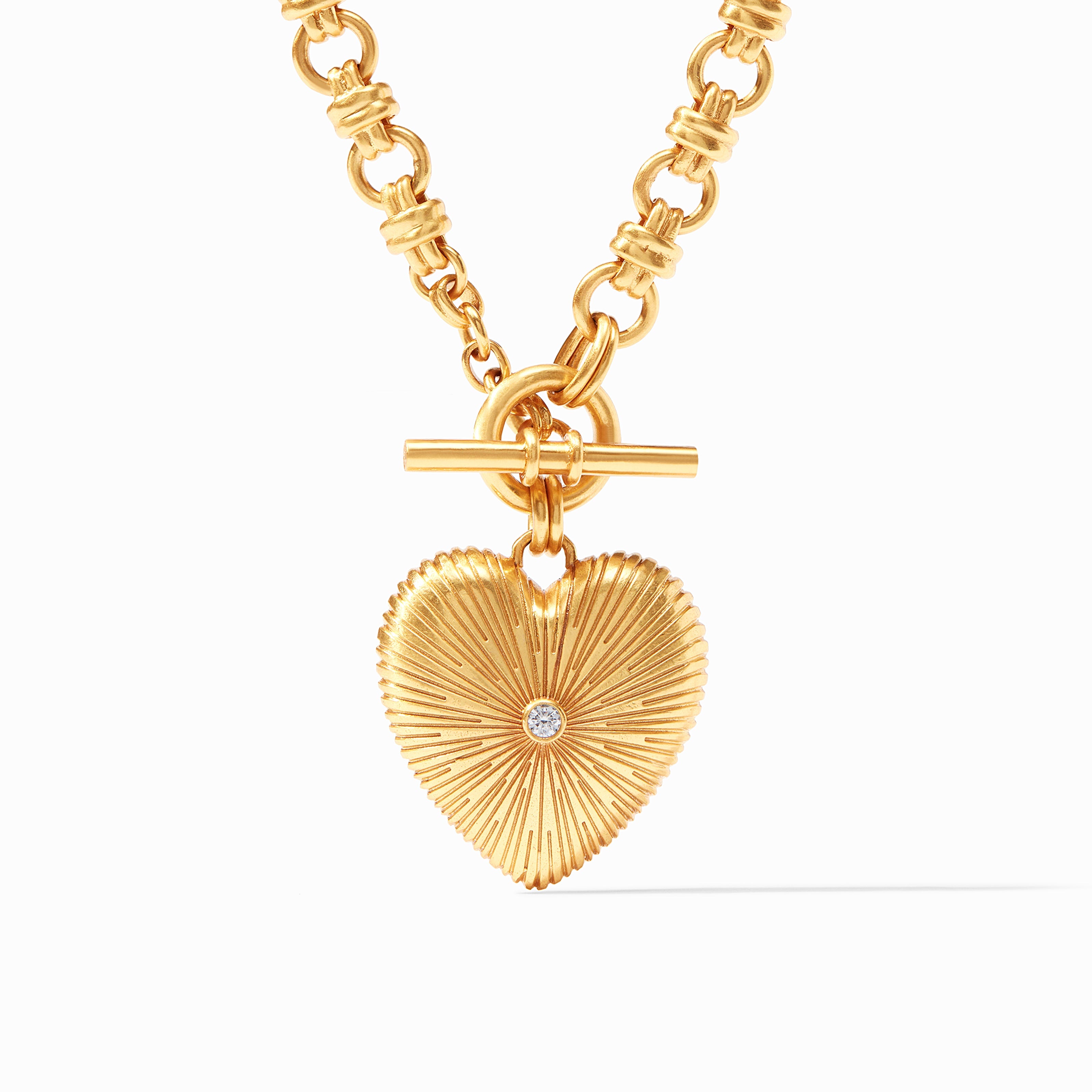 【SOFT SEOUL】 soft heart necklace gold Esme Gold Heart Necklace | Julie Vos