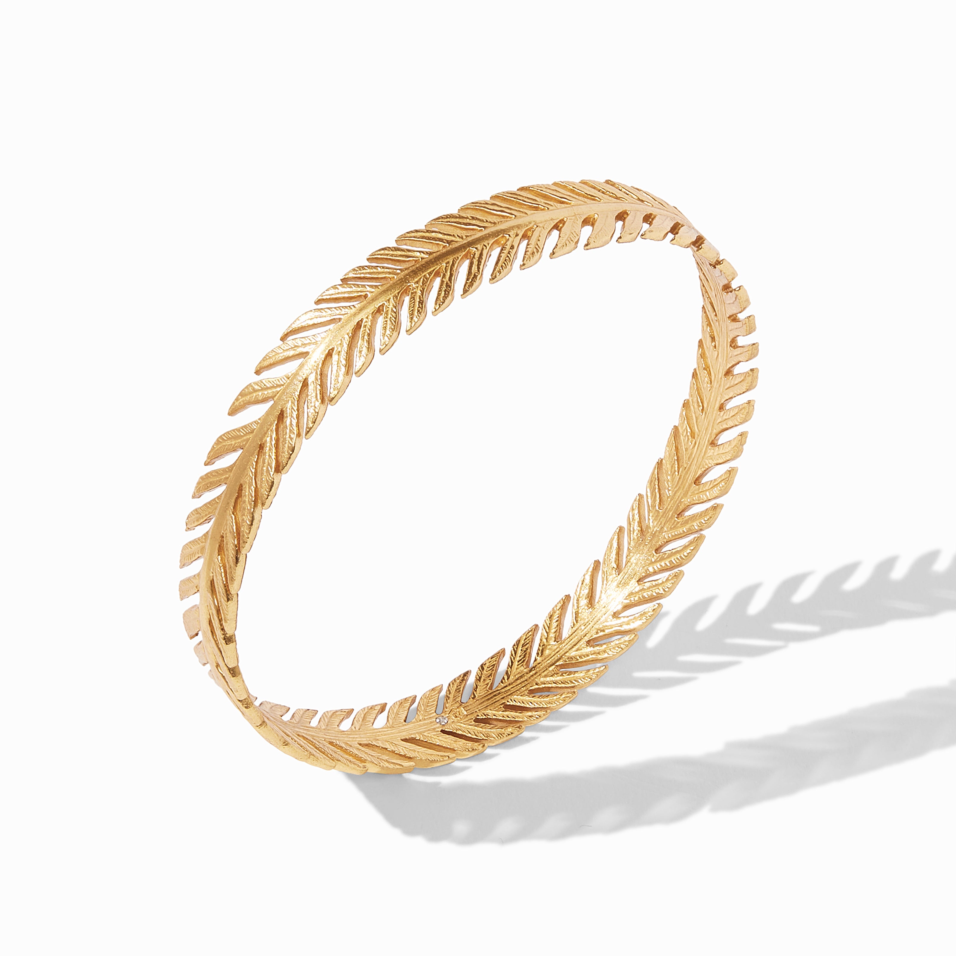 Fern Gold Bangle Bracelet | Julie Vos