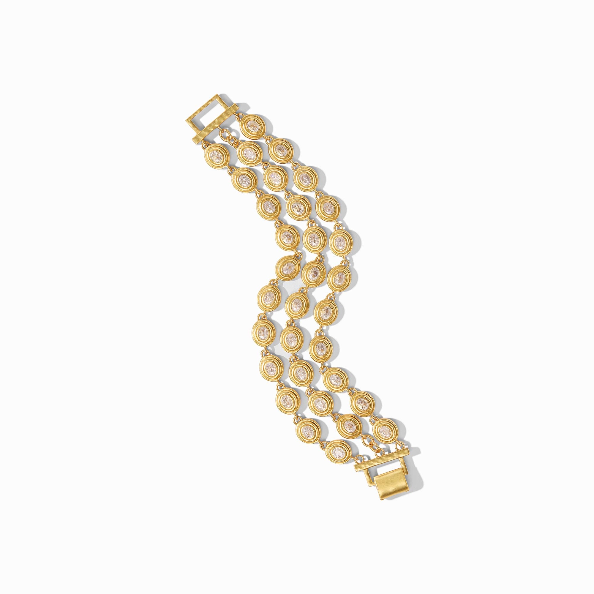Tudor Triple Row Tennis Bracelet | Julie Vos