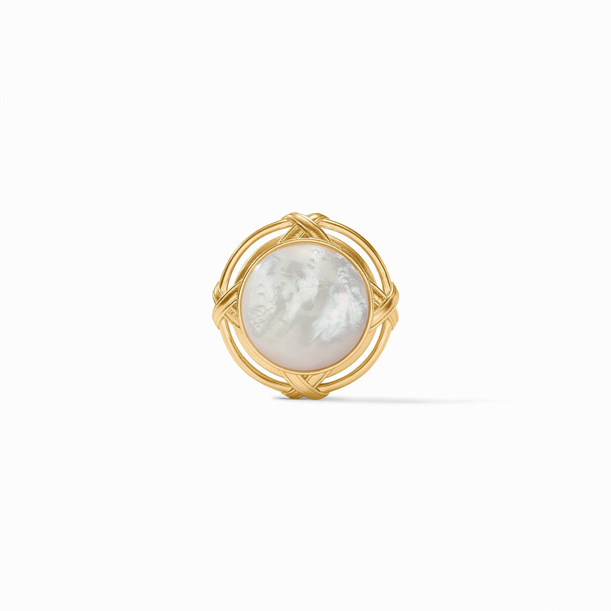 Julie Vos - Essex Brooch, Mother of Pearl