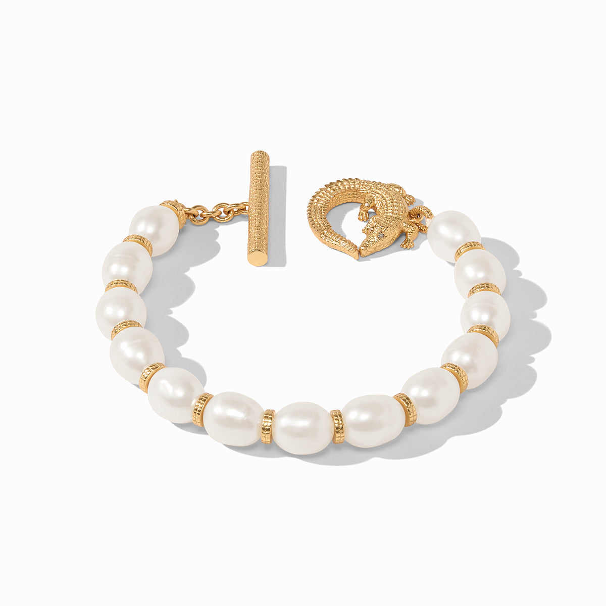Alligator Pearl Bracelet