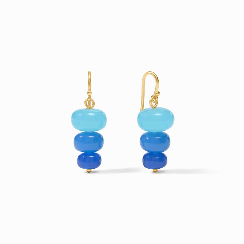 Julie Vos - Amalfi Demi Earring, Aqua Multi