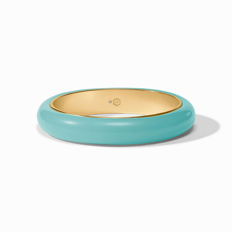 Julie Vos - Amalfi Statement Bangle, Aqua / Large