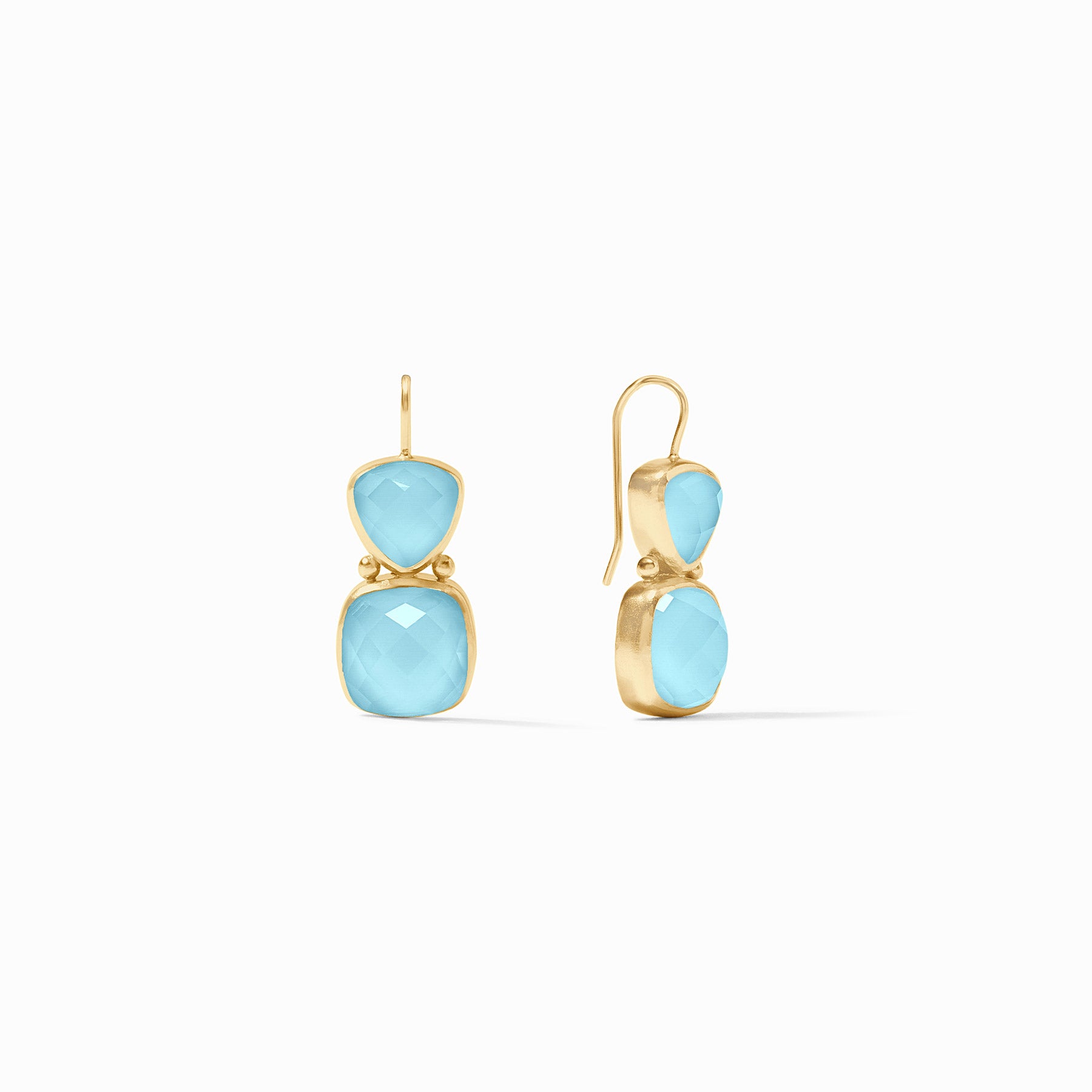 Julie Vos - Aquitaine Earring, Iridescent Capri Blue