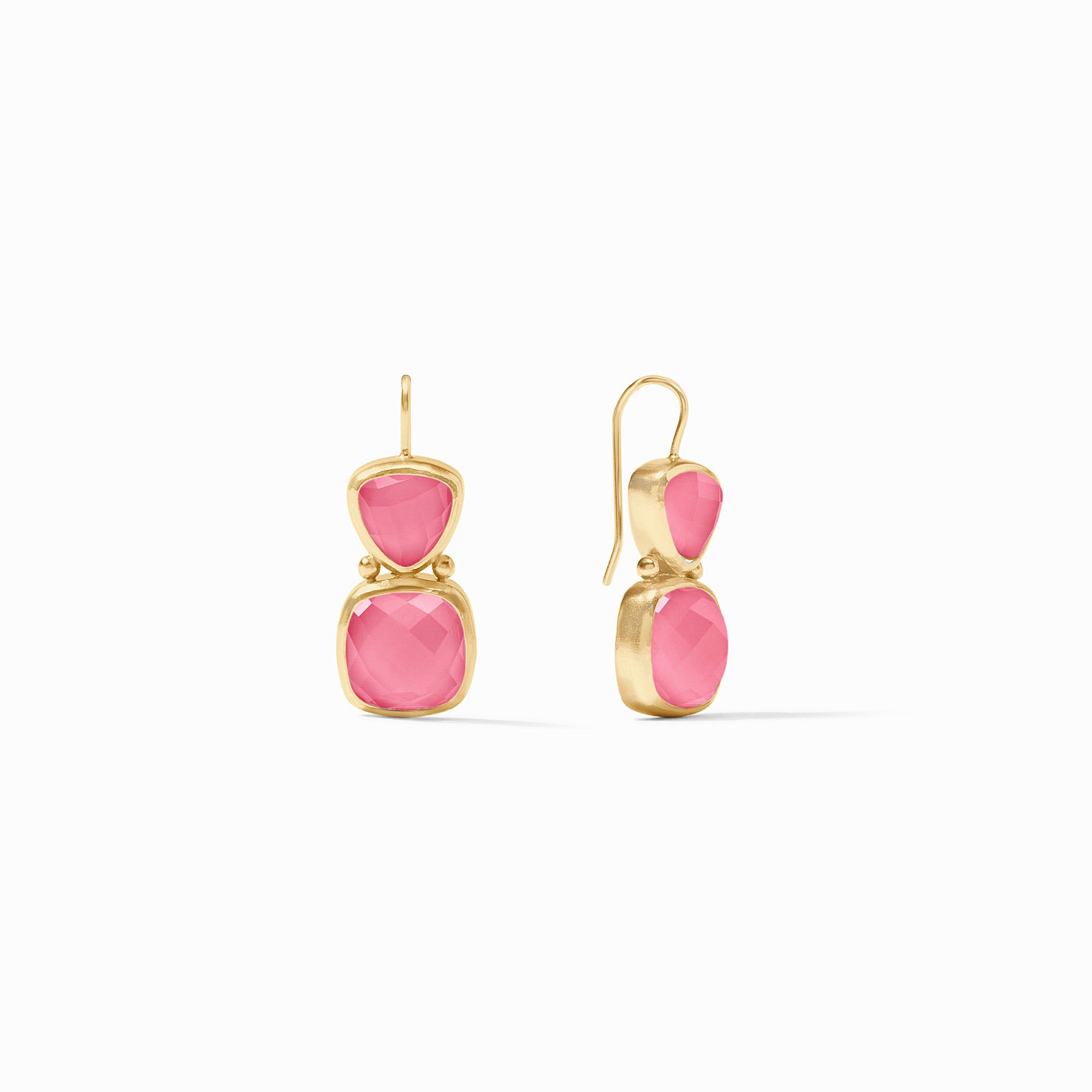 Julie Vos - Aquitaine Earring, Iridescent Peony Pink