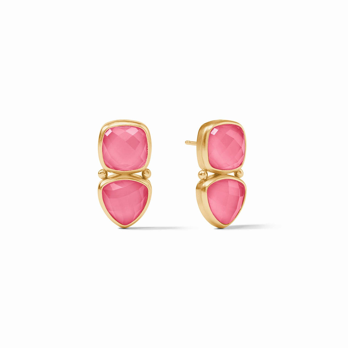Julie Vos - Aquitaine Midi Earring, Iridescent Peony Pink