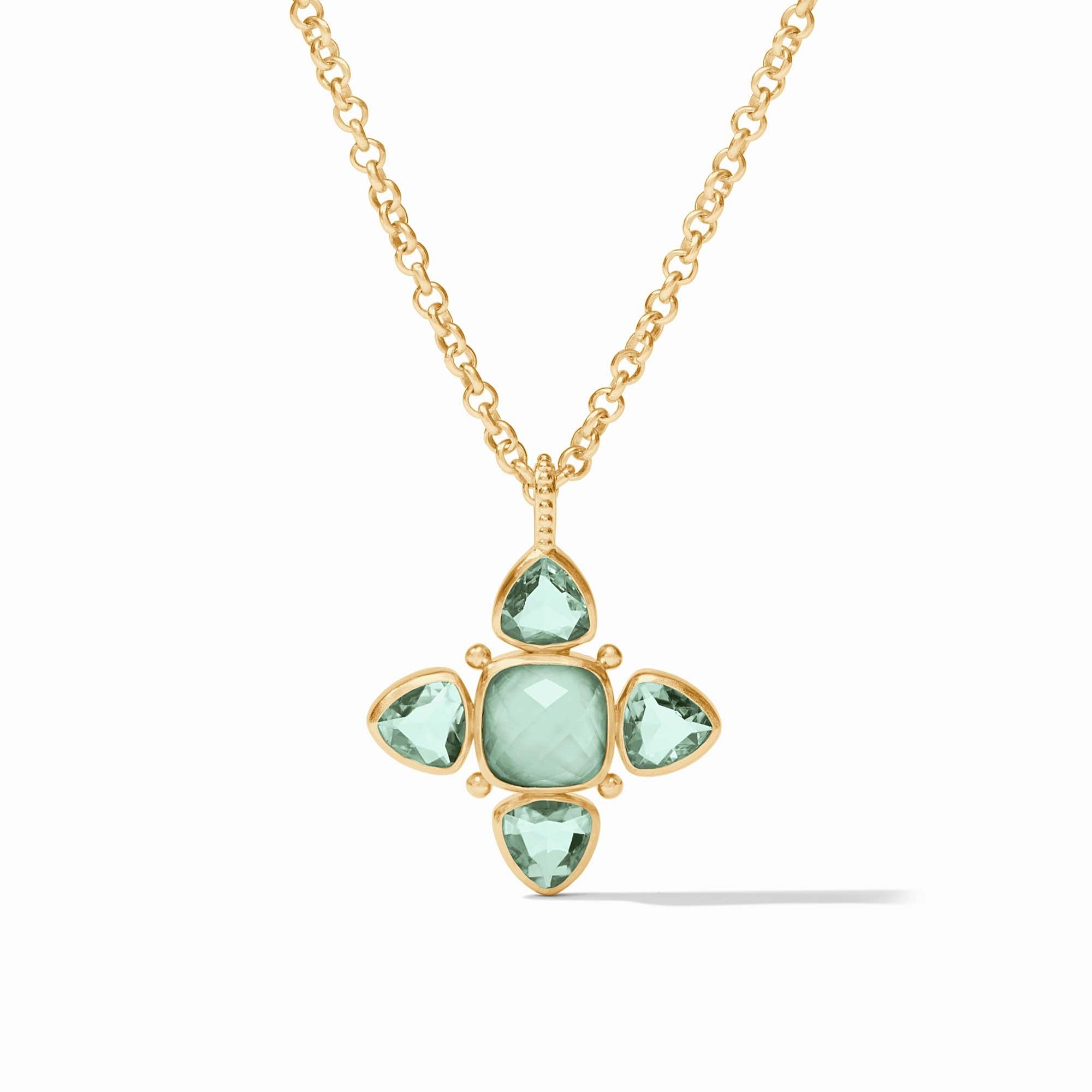 Aquitaine Pendant - Long Gold Pendant Necklace | Julie Vos