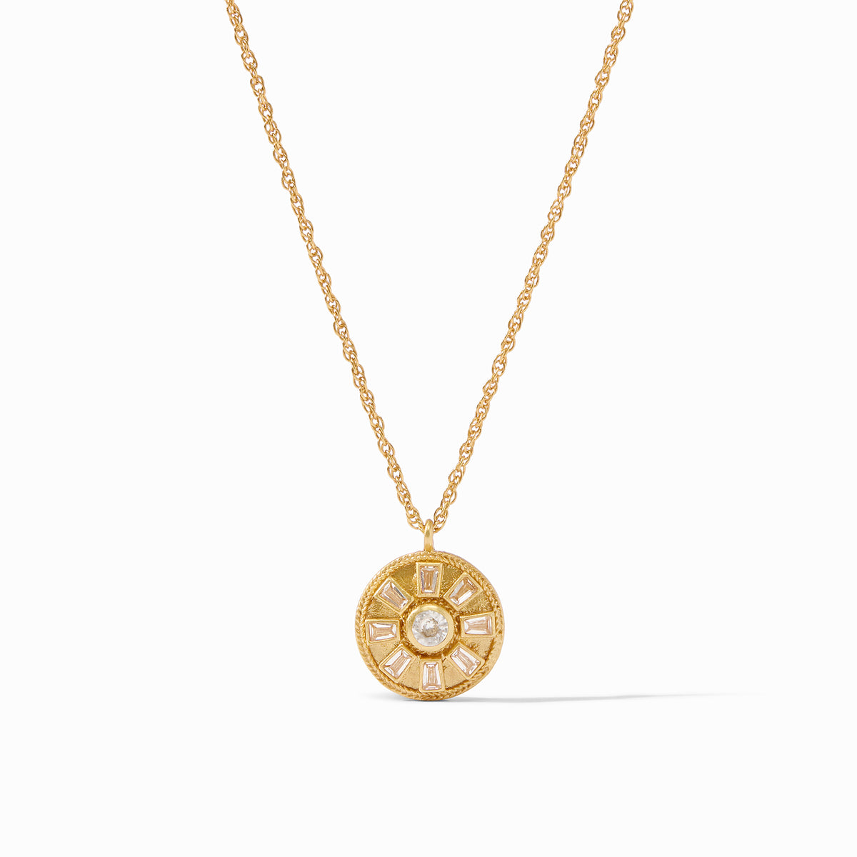 Aurora Solitaire Necklace in CZ