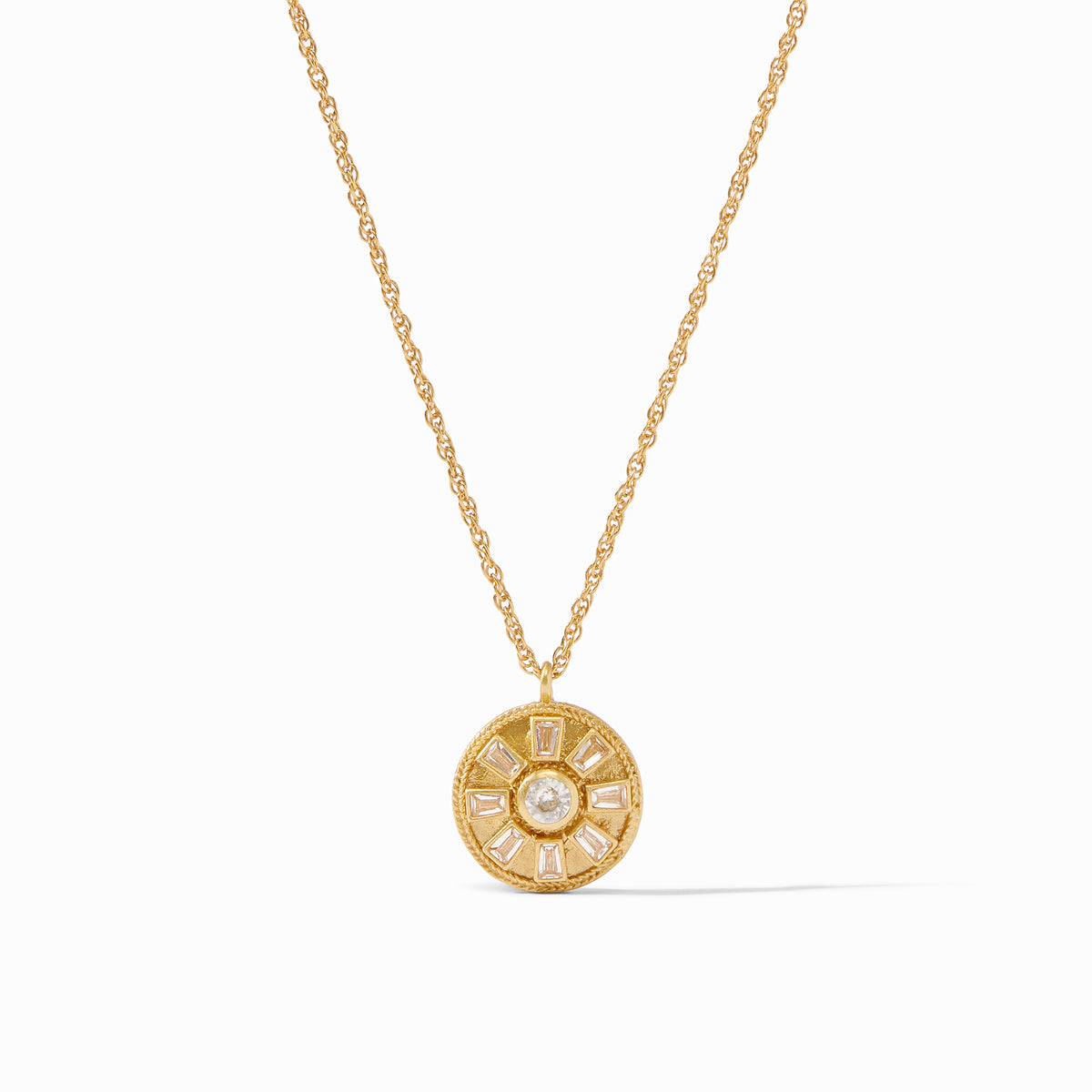 Aurora Solitaire Necklace in CZ