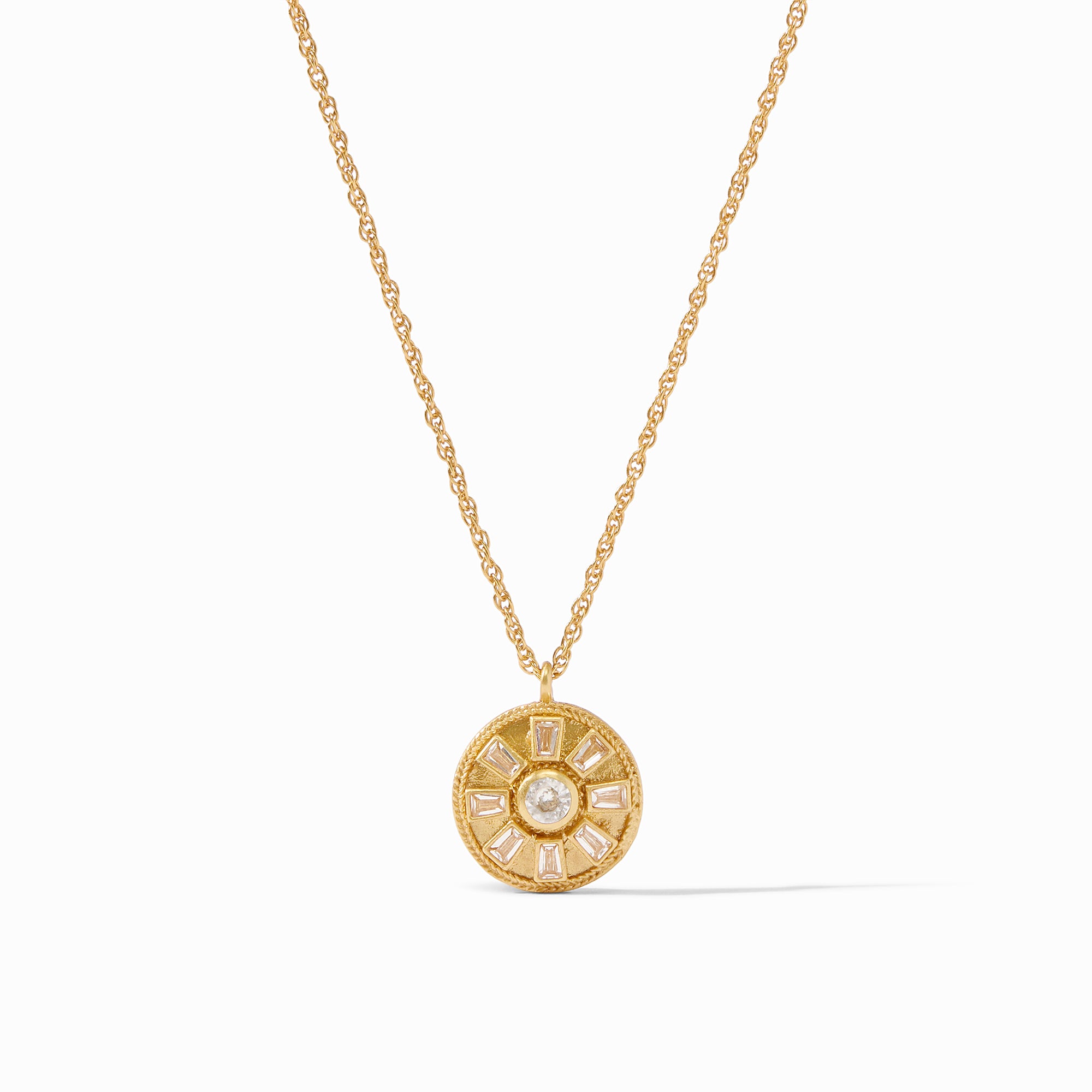 Aurora Solitaire Necklace in CZ