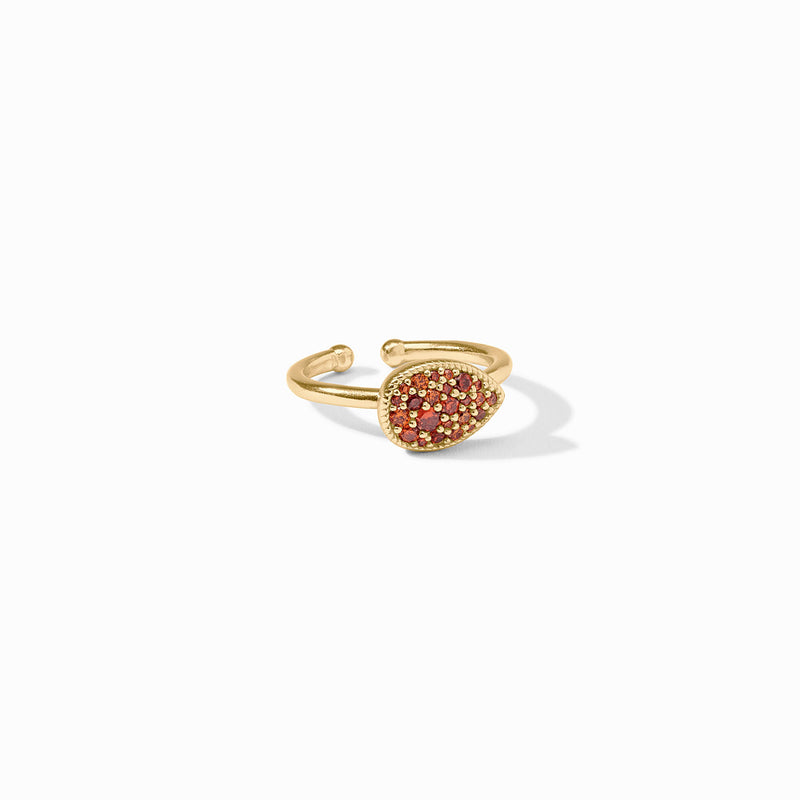 Pavé Teardrop Stacking Ring