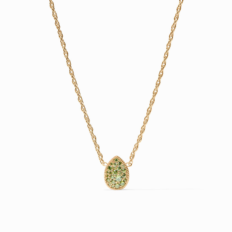Pavé Teardrop Delicate Necklace
