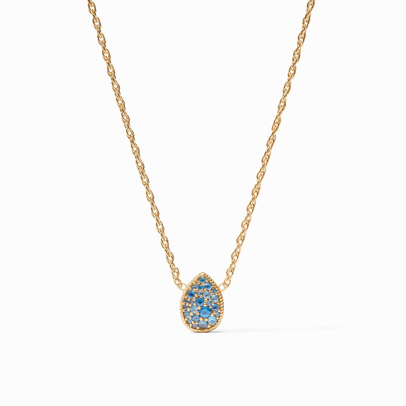 Pavé Teardrop Delicate Necklace