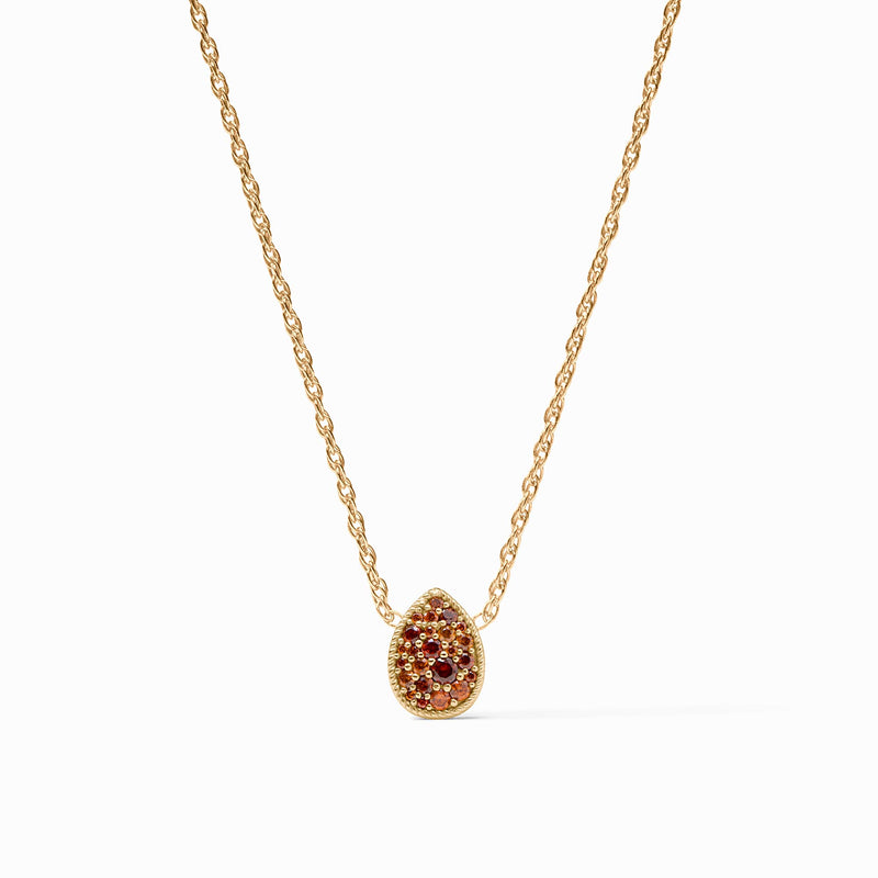 Pavé Teardrop Delicate Necklace