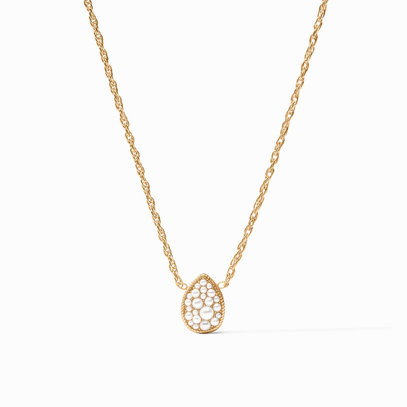 Pavé Teardrop Delicate Necklace
