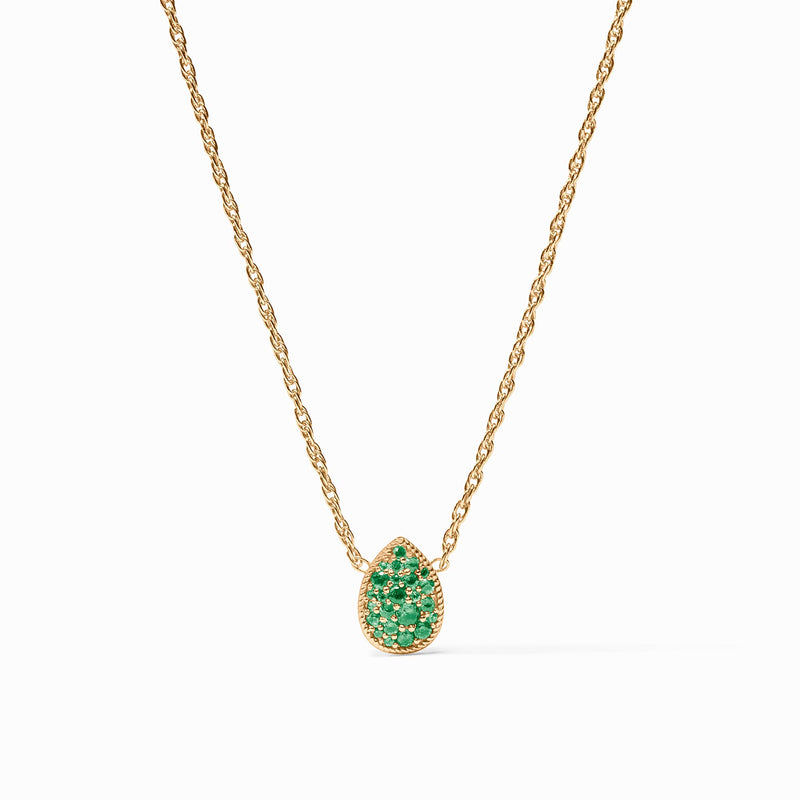 Pavé Teardrop Delicate Necklace