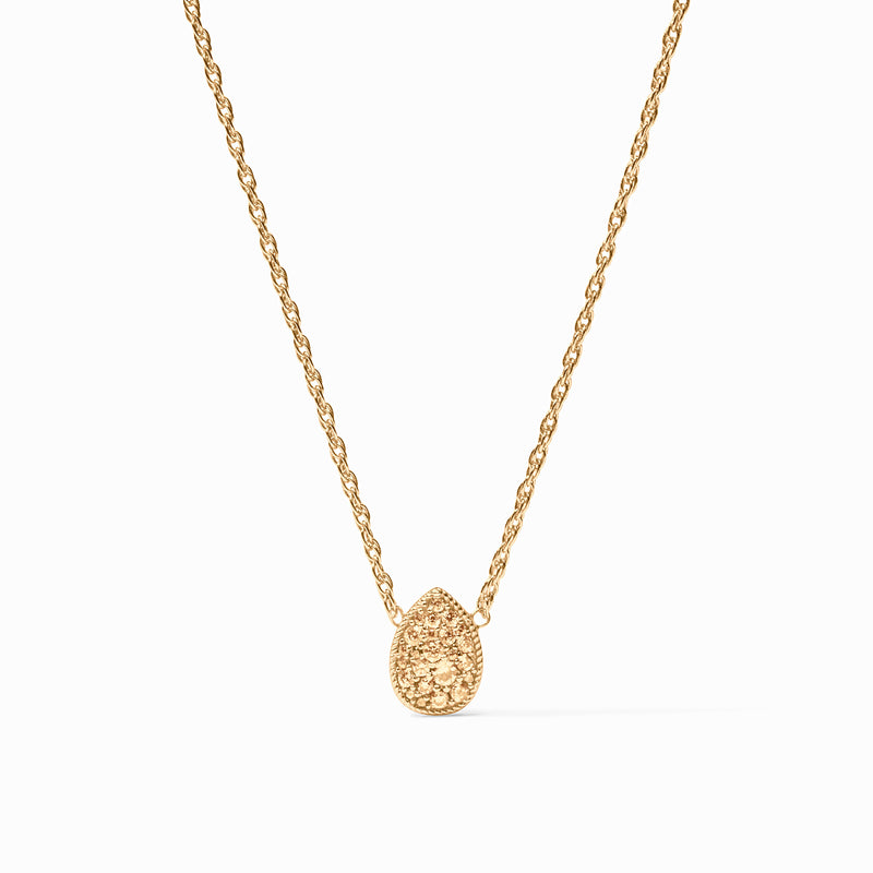 Pavé Teardrop Delicate Necklace