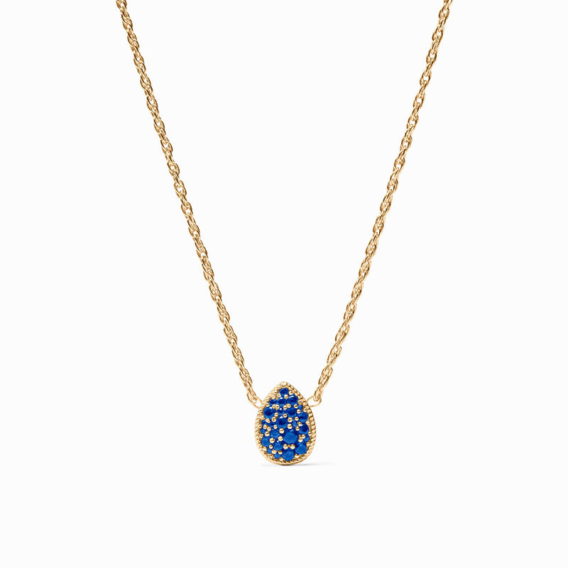 Pavé Teardrop Delicate Necklace