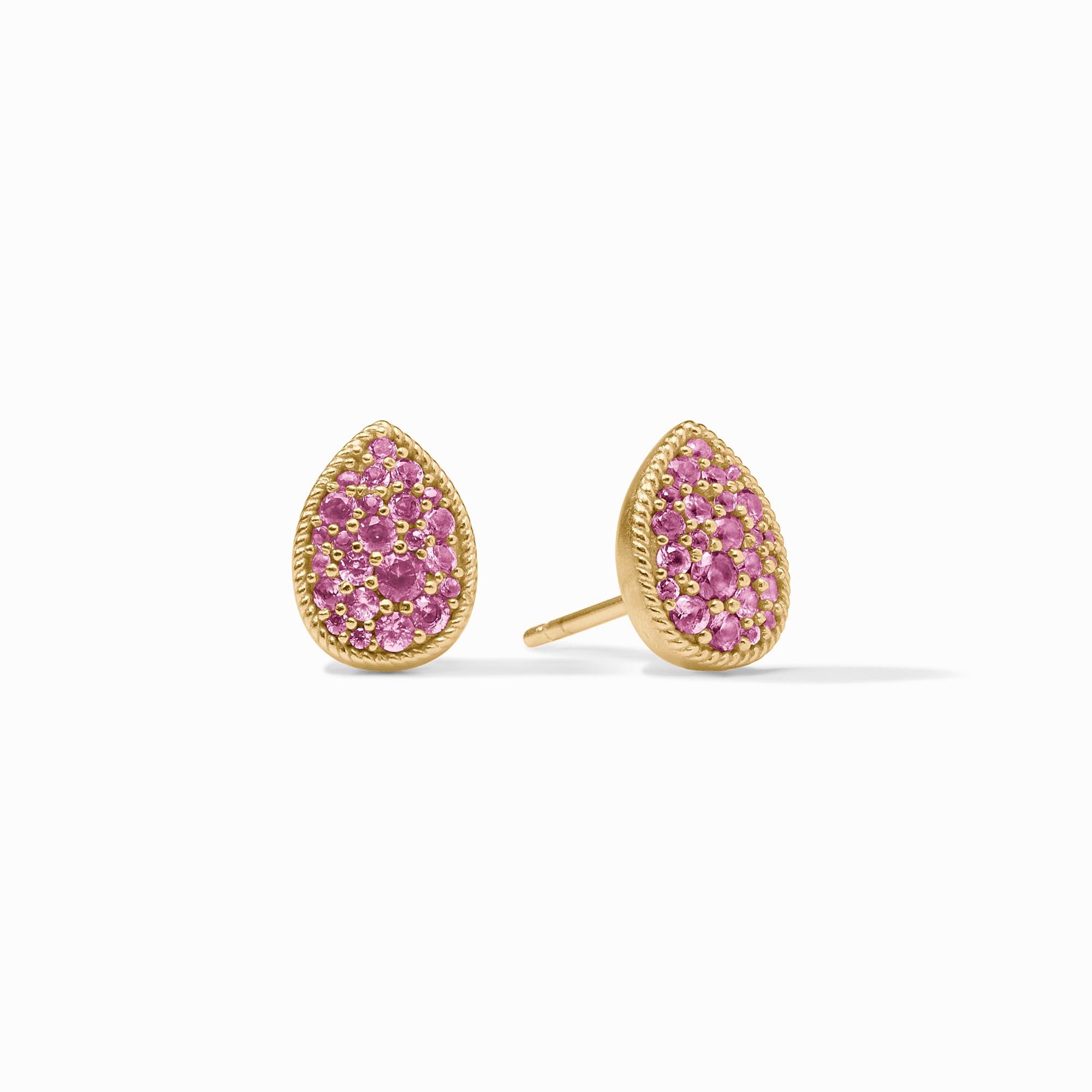 ★送料・関税込★OST★POPTS Modernity Stone Earrings★ Moonstone Pear & Dangling Diamonds Earrings - Celine Daoust