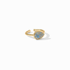 Pavé Teardrop Stacking Ring