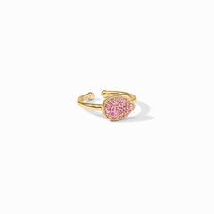 Pavé Teardrop Stacking Ring