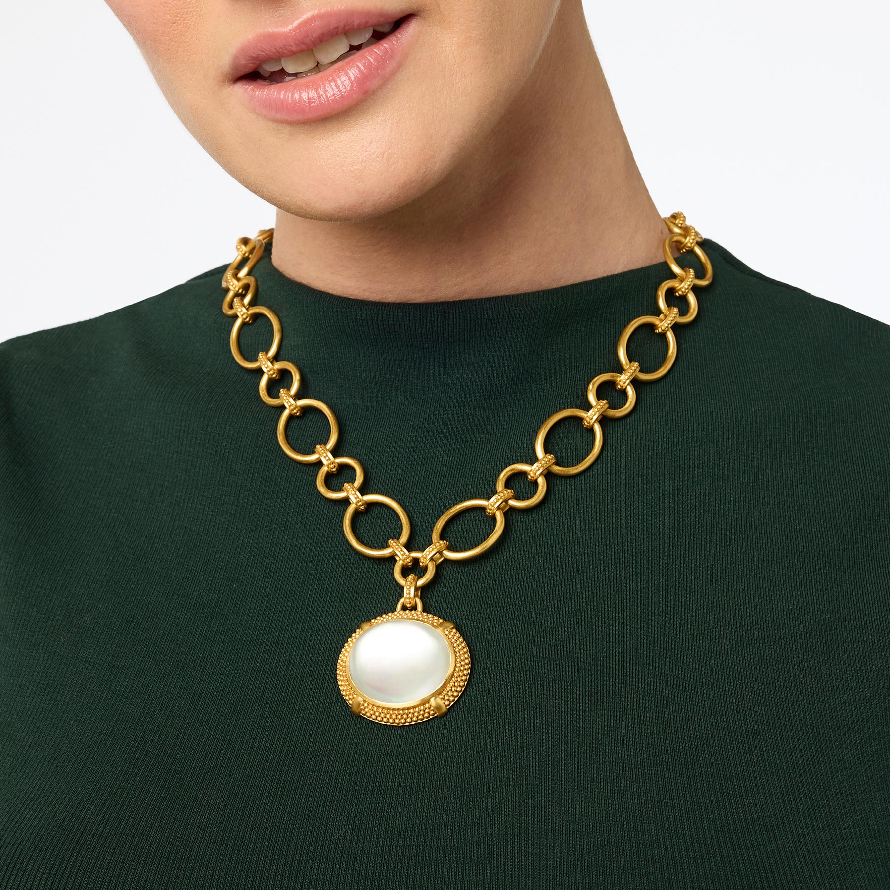 Cabochon Statement Necklace | Julie Vos