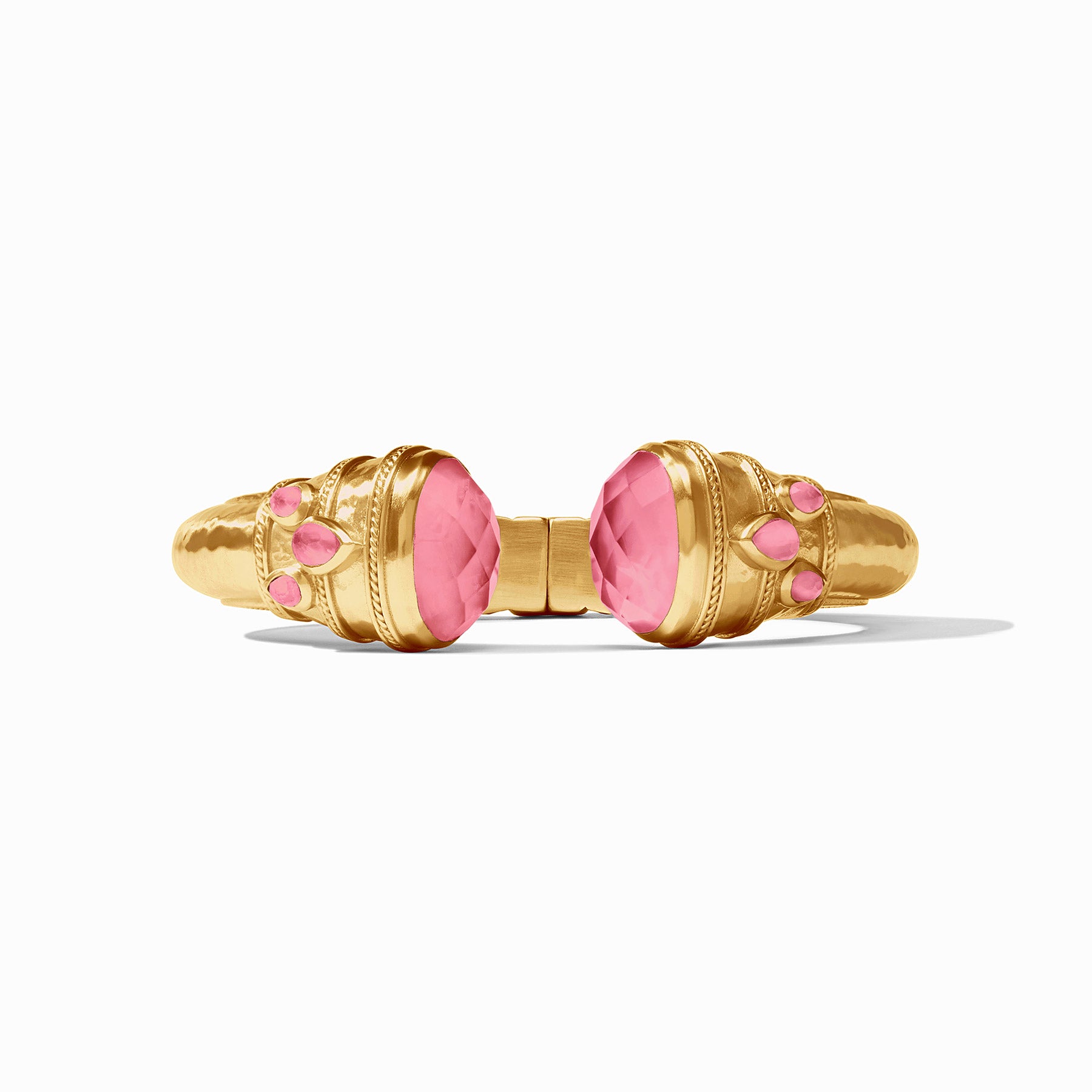 Julie Vos - Cannes Cuff, Iridescent Peony Pink / Small
