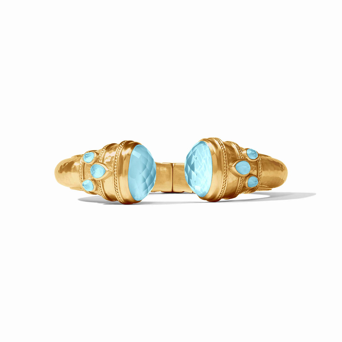 Julie Vos - Cannes Cuff, Iridescent Capri Blue / Small