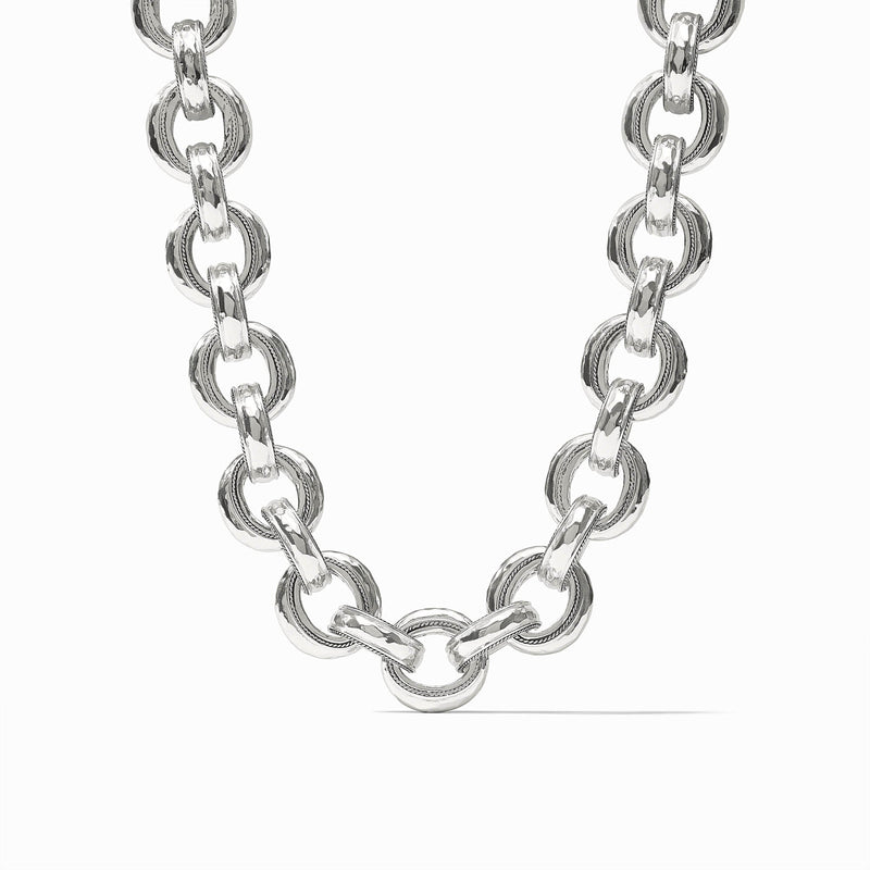Julie Vos - Cannes Demi Link Necklace, Silver