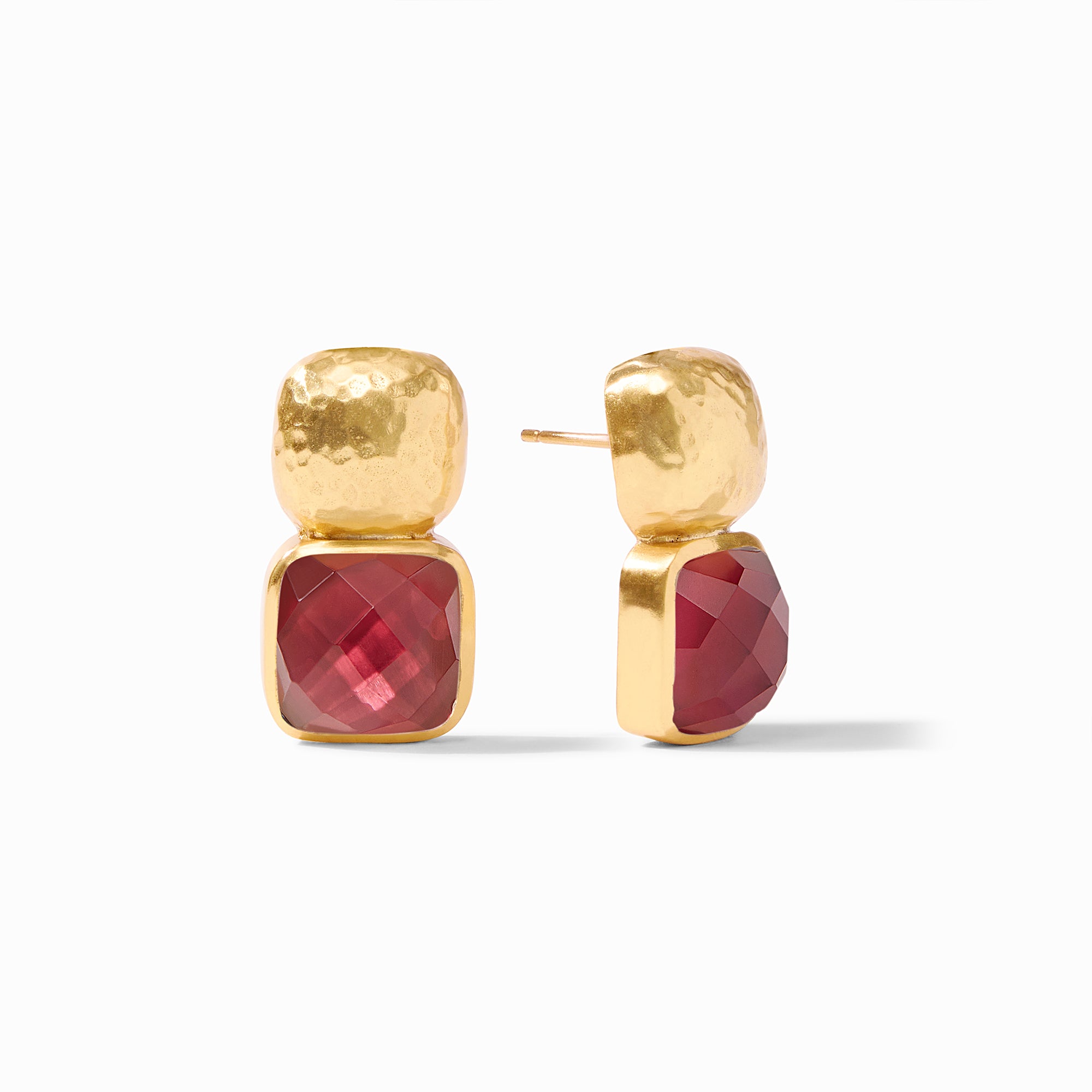 Catalina Earring in Ruby Red