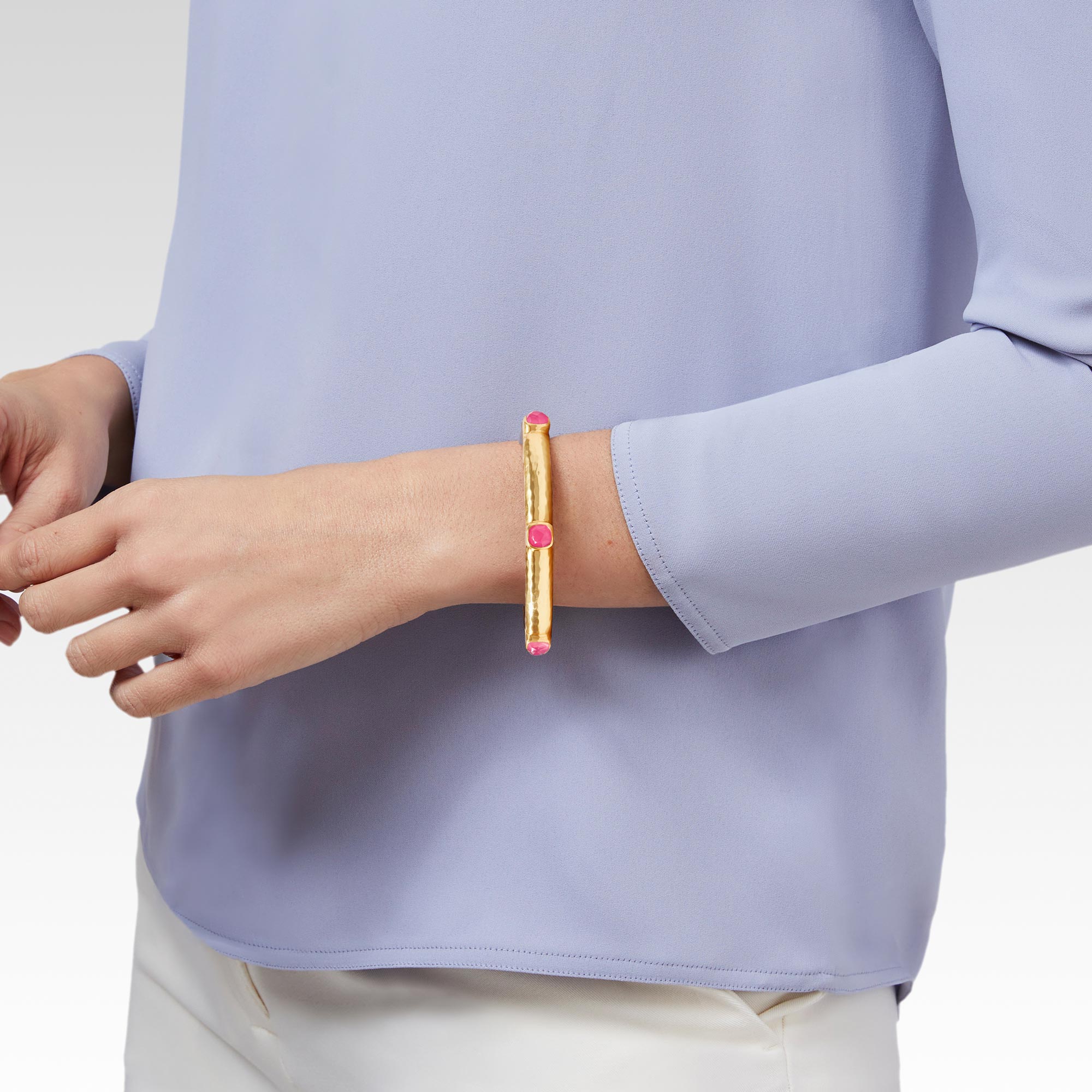 Catalina Stone Hinge Bangle Bracelet | Julie Vos