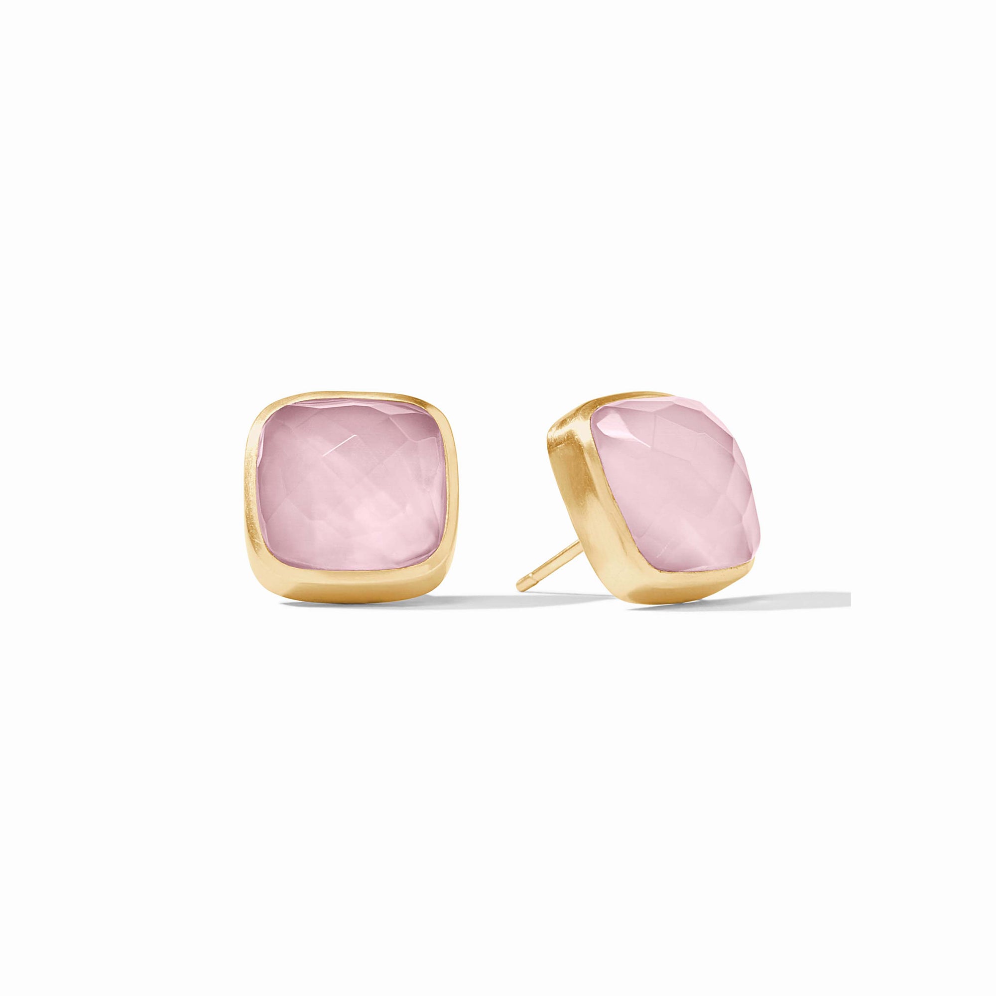 9ct gold gemstone stud earrings