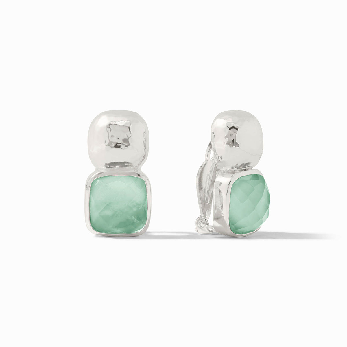 Julie Vos - Catalina Clip, Iridescent Aquamarine Blue