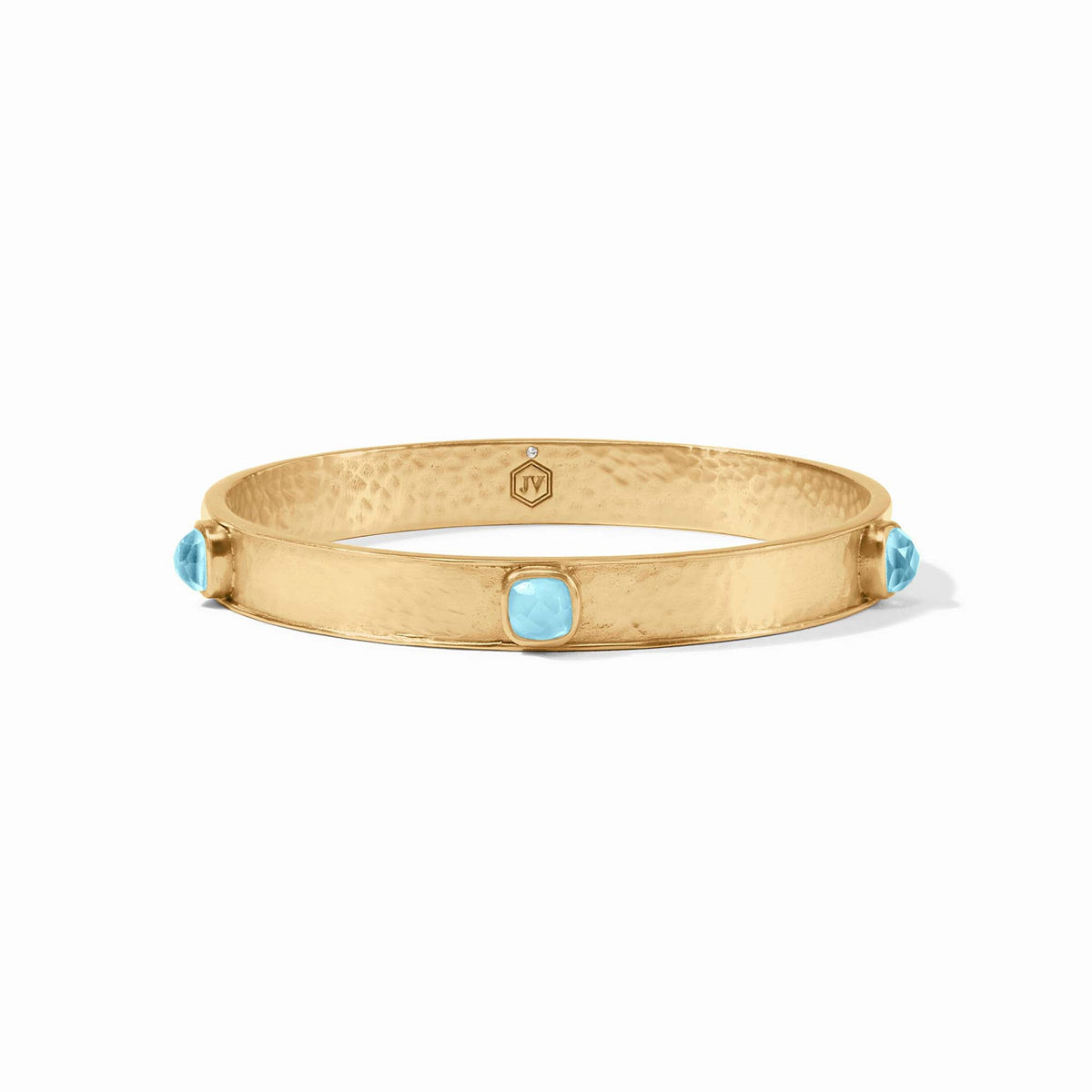 Julie Vos - Catalina Stone Bangle, Iridescent Capri Blue / Large