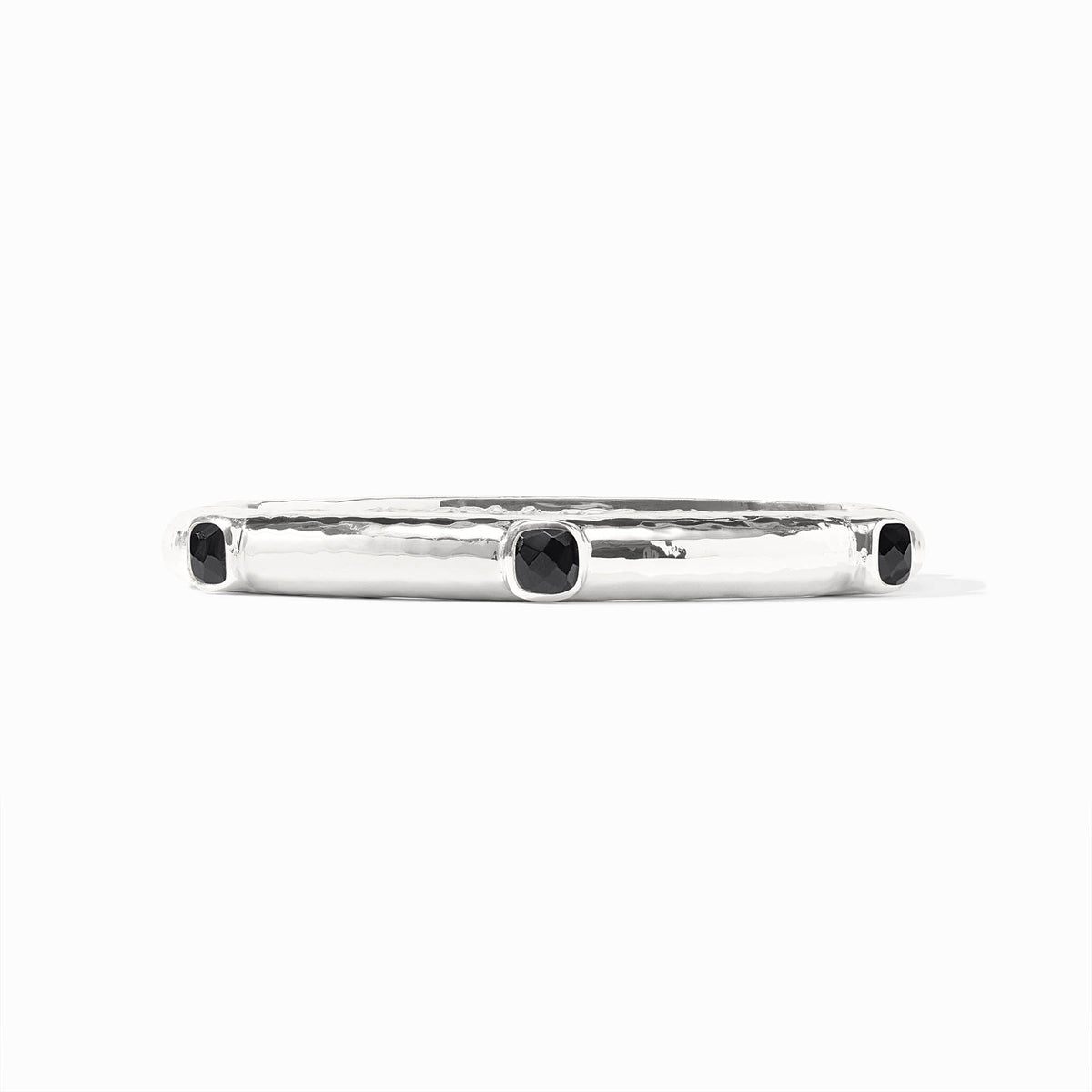 Julie Vos - Catalina Stone Hinge Bangle, Obsidian Black