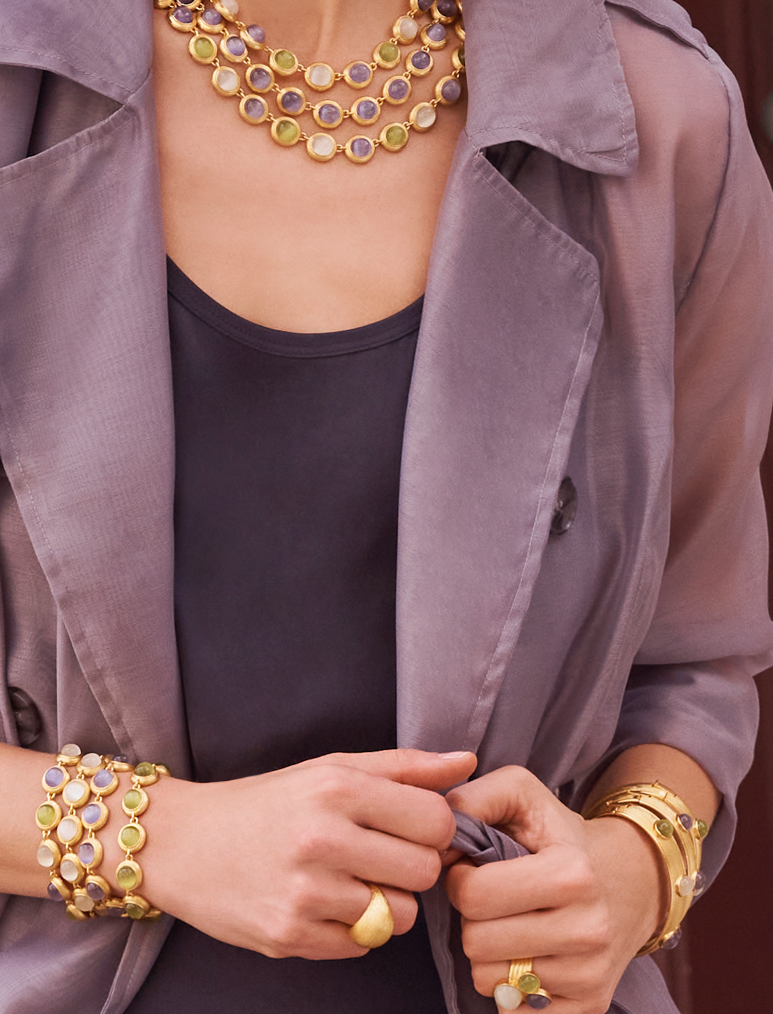 Cobblestone Tennis Necklace