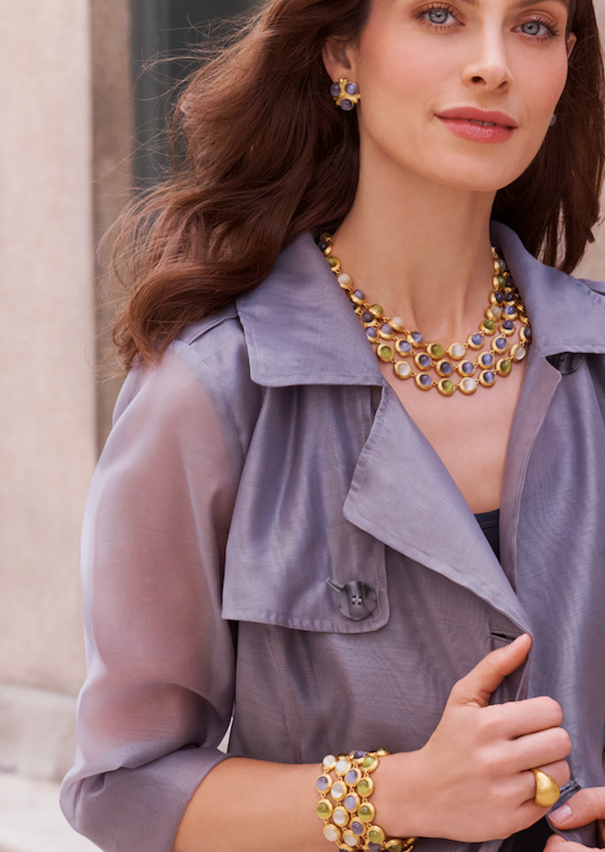 Cobblestone Tennis Necklace
