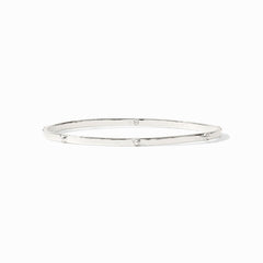 Crescent Stone Bangle