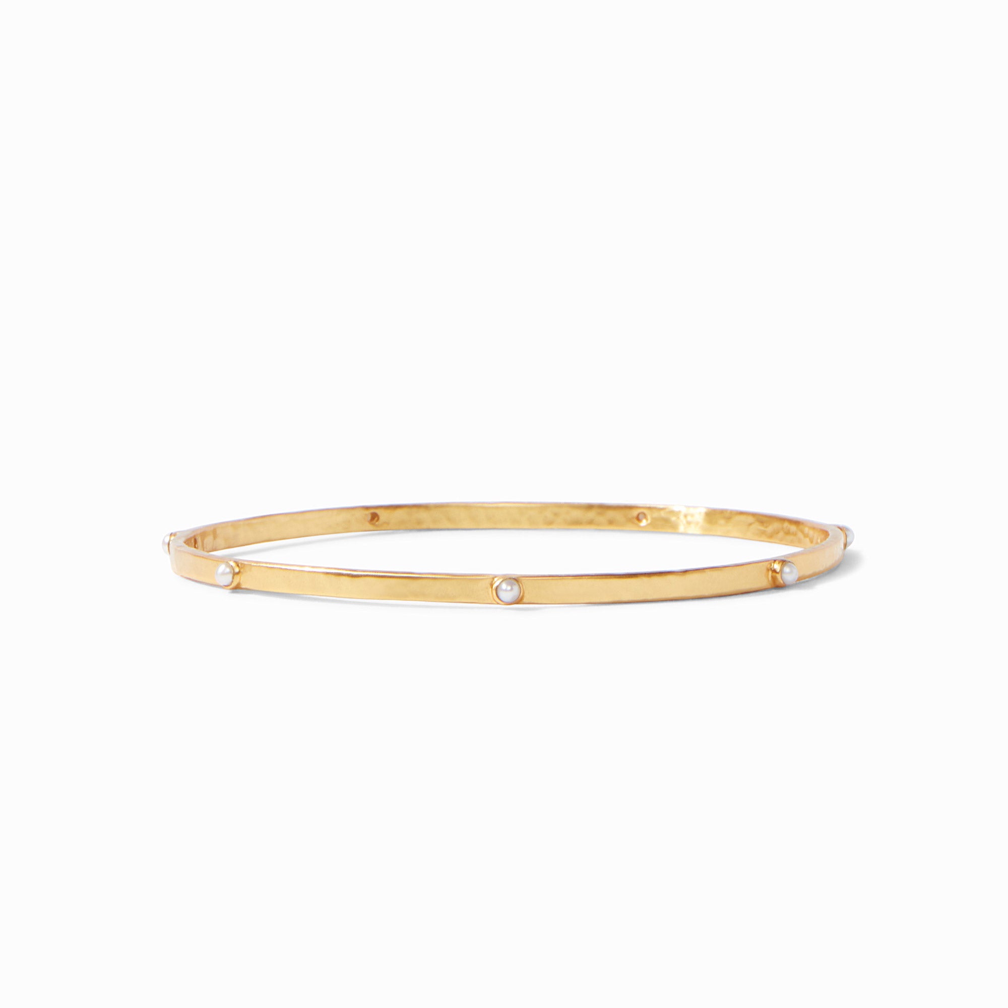 Crescent Stone Bangle Bracelet | Julie Vos