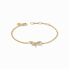 Dragonfly Pave Delicate Bracelet