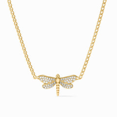 Dragonfly Pave Delicate Necklace
